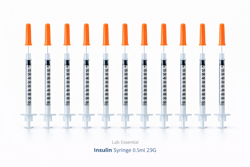 Insulin Syringe 0.5ml 29G | Premium Sterile Pack | Astra Labs UK