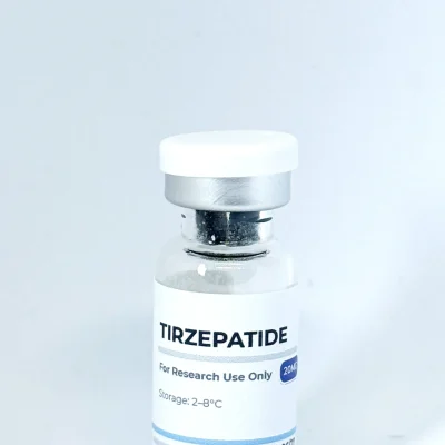 Tirzepatide 20mg UK Astra Labs research peptide vial front view