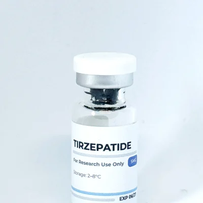 Tesamorelin 5mg UK Astra Labs research peptide vial front view