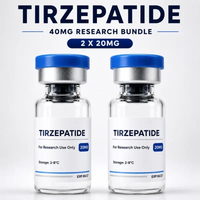 Tirzepatide 40mg Research Bundle UK containing 2 x 20mg vials